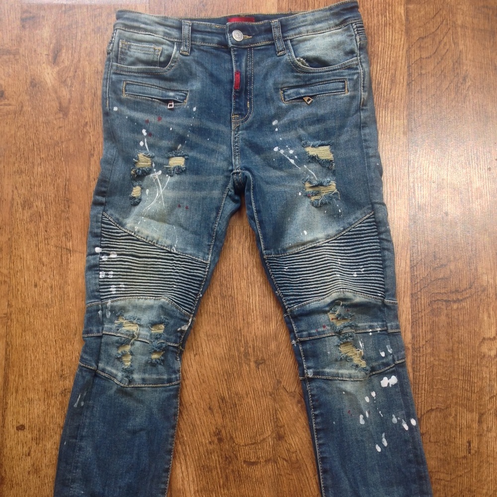 Boys Biker jeans in New Condition